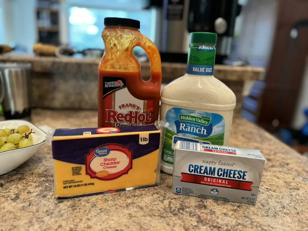 Buffalo Chicken Dip Ingredients 