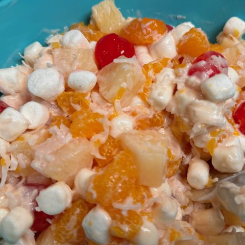 Dairy Free Marshmallow Fruit Salad