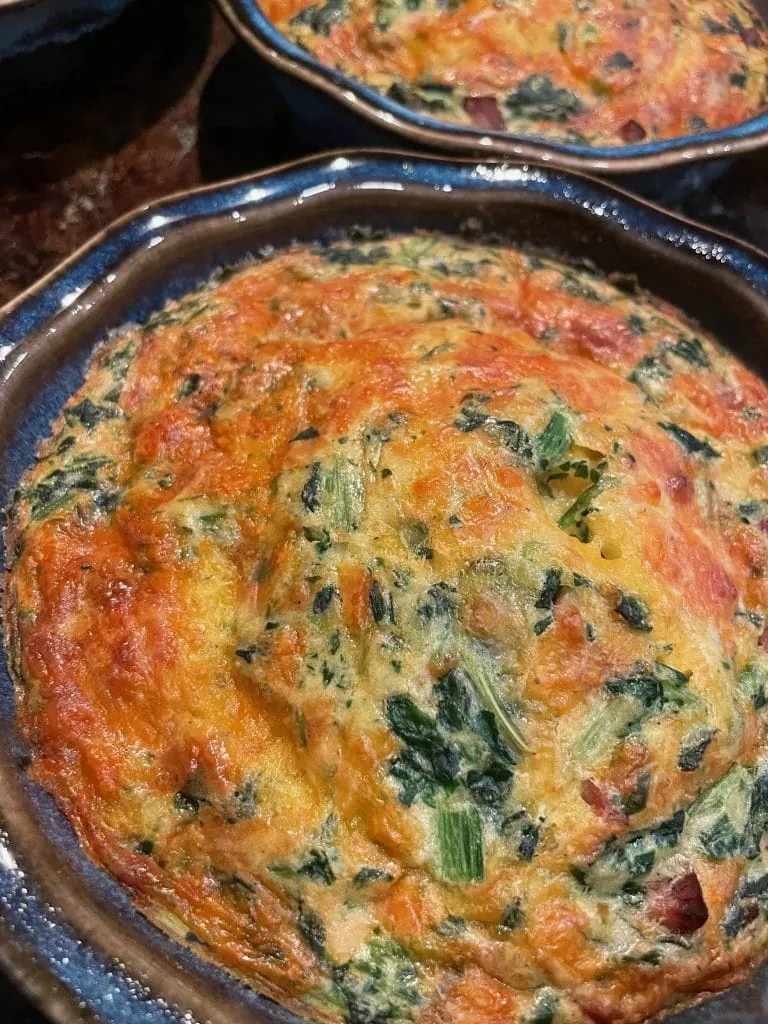 Dairy Free Spinach Quiche