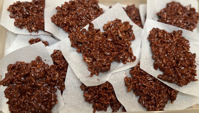 Star Crunch on Parchment Paper